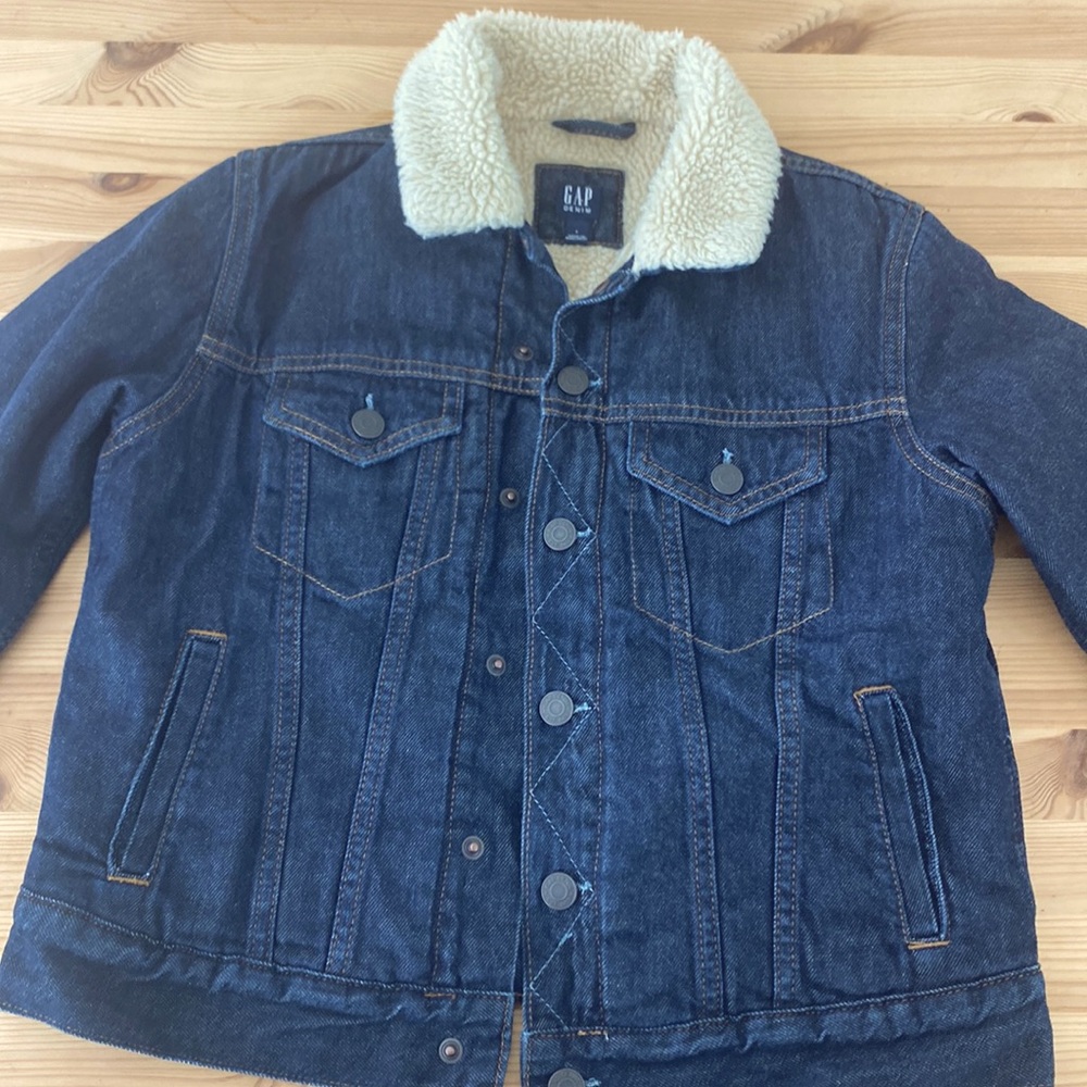 Gap denim jeans & wool lining jacket